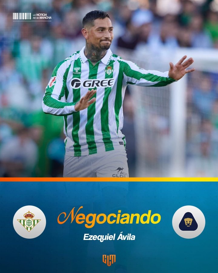 九游-记者：墨西哥美洲狮约200万欧报价贝蒂斯前锋阿维拉