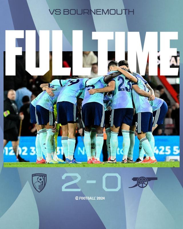 九游游戏-【英超】伯恩茅斯2比0十人阿森纳，萨利巴上半场直红